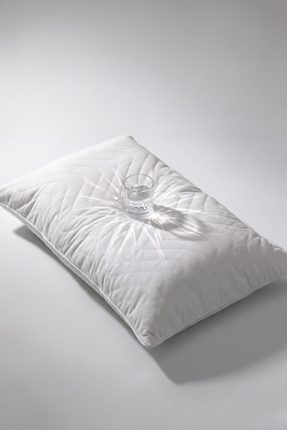 YONCA SLEEP AuraLoft Kapitone Yastık 50x70 cm Beyaz - 1 Adet