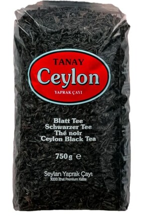 Tanay Ceylon Ithal Sri Lanka Siyah Yaprak Seylan Çayı Kaçak Çay 750 gr