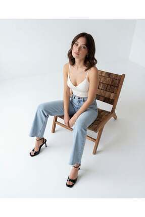Fame -7582-Açık Mavi Kadın Kot Pantolon Denim | INDI&PAM DENIM