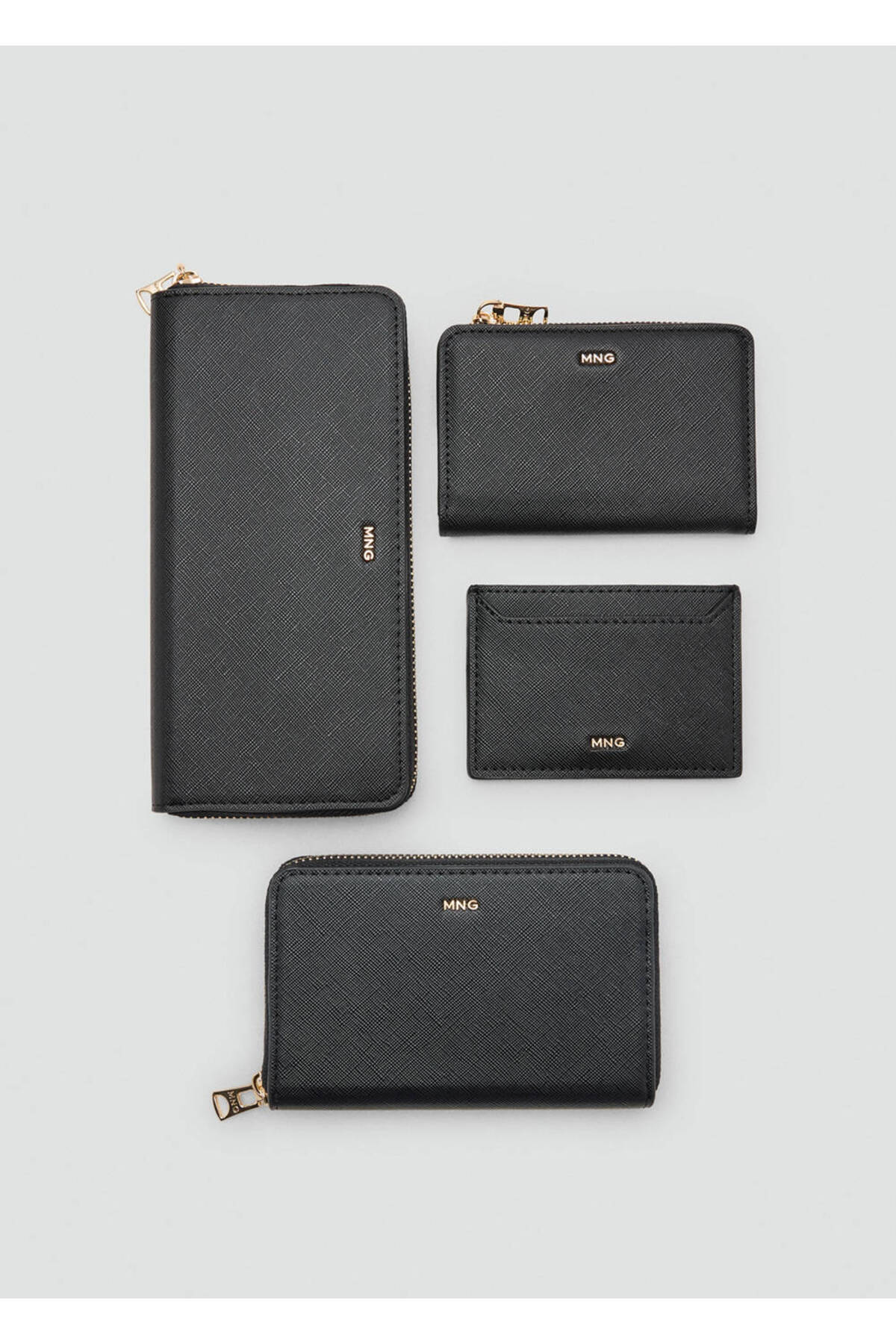 MANGO Woman Safiano görünümlü kartlık görsel 4