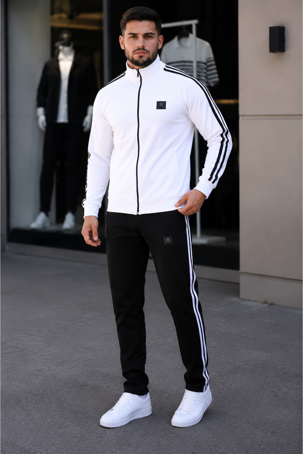 wesley wear YENİ SEZON EŞOFMAN TAKIMI .BEYAZ