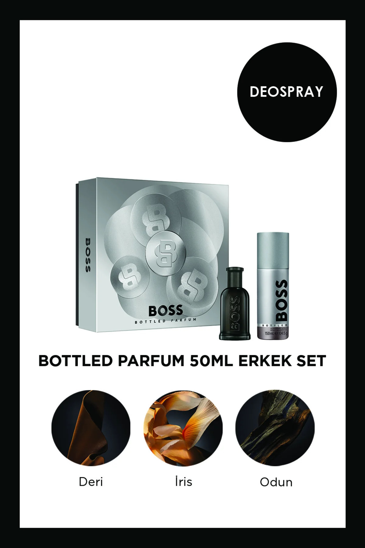 BOSS Bottled Parfum 50 ml Parfüm + 150 ml Deodorant Erkek Parfüm