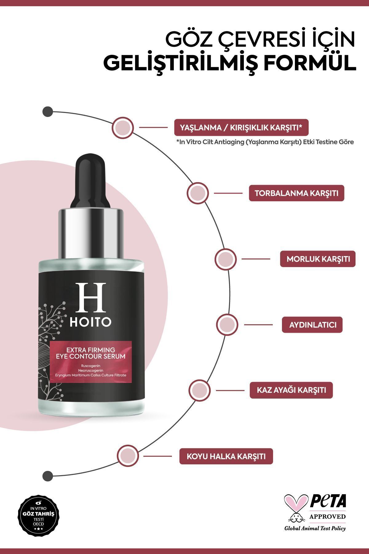 Extra Firming Göz Çevresi Bakım Serumu (30 ml) - Aydınlatıcı & Sıkılaştırıcı — H10033 — تصویر 5 از 5