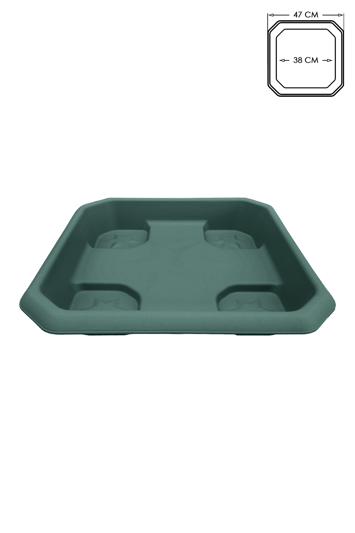 ToXA Saksı Tabağı 39cm Serinova Hisar No4 Tabak Kahverengi Altlığı ToXA Saksı Tabağı 39cm Serinova Hisar No4 Tabak Kahverengi Altlığı