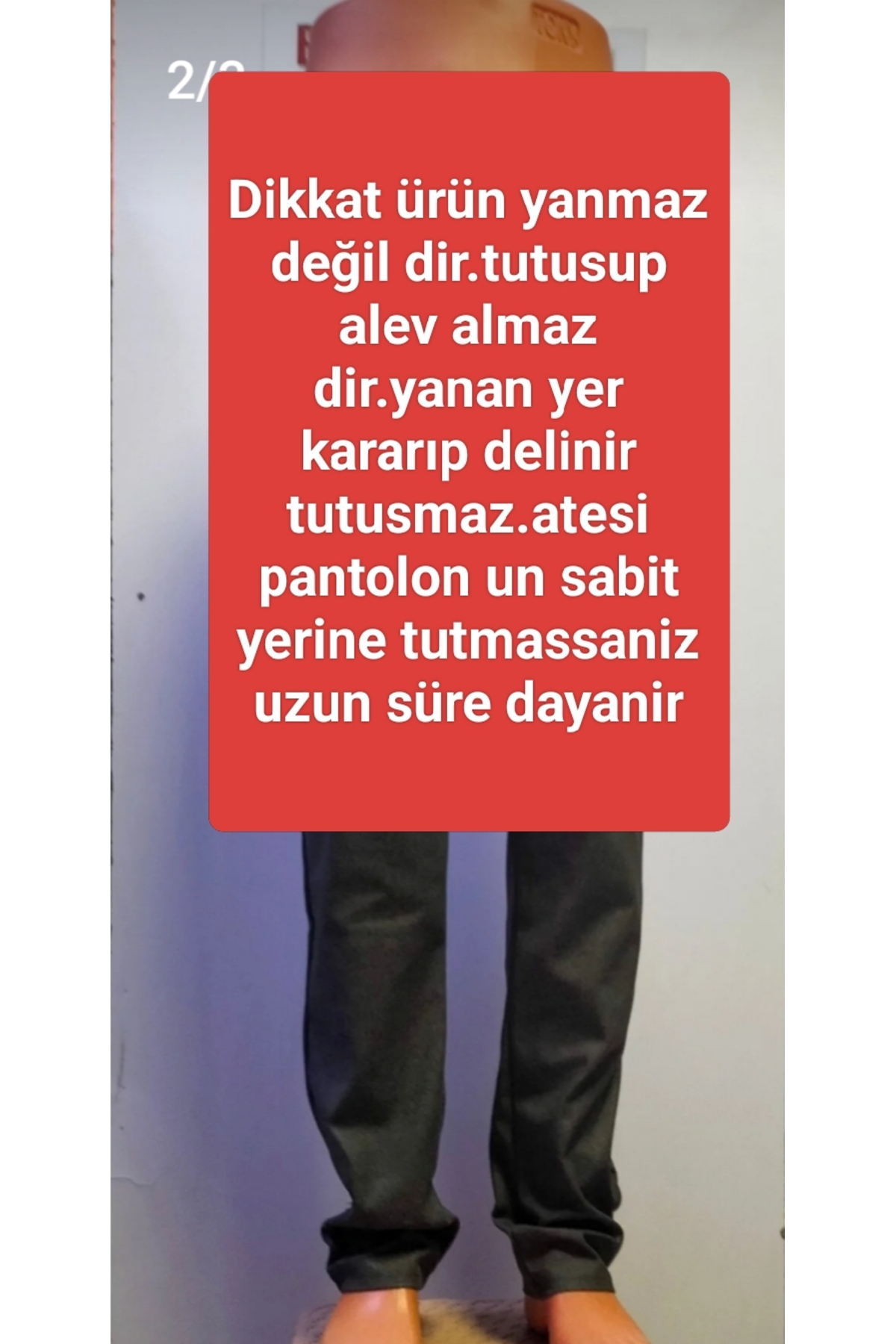 BeyzDenim Alev yürütmez dayanıklı demirci .kaynakcı . tornacı.dökumçü egsozcu gri kargo iş pantolonu görsel 4