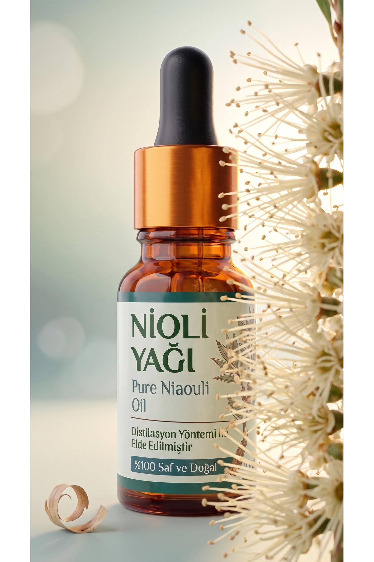 Nioli Uçucu Yağı 10 ml / Nioli / %100 Saf Ve Doğal / Niaouli Oil - Genital Bölge Koku Önleyici ve Giderici İntim Yağı — A1-Nioli-yag-10 — تصویر 7 از 8