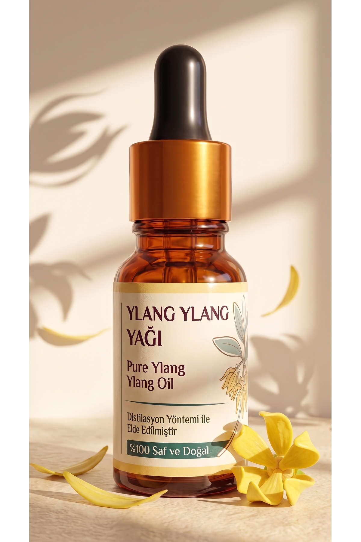 Ylang Ylang Uçucu Yağı 10 ml / %100 Saf Ve Doğal — A1-Ylang-yag-10 — تصویر 3 از 8