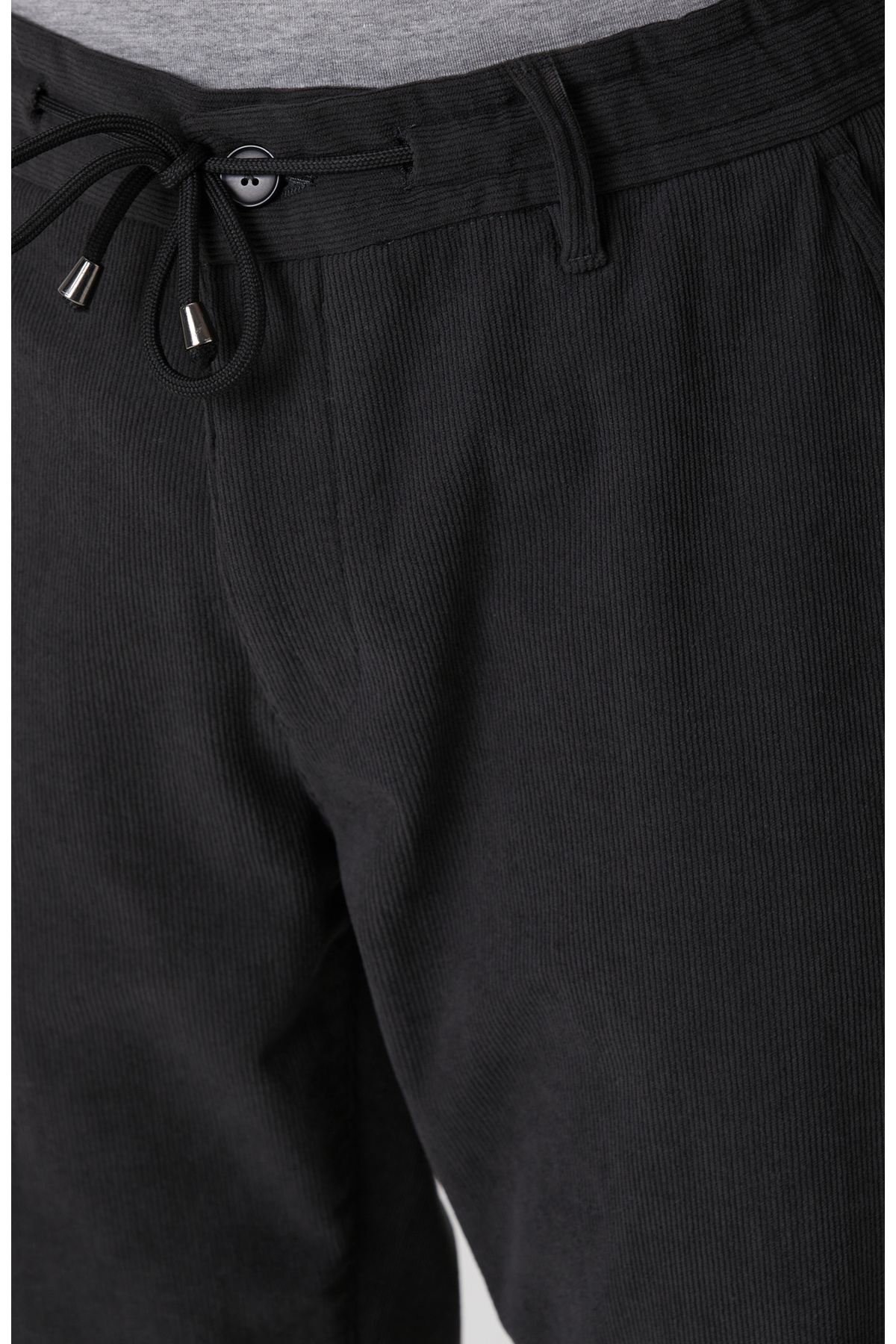 Antrasit Kadife Fitilli Jogger Pantolon — خاکستری 1097252 — تصویر 4 از 5