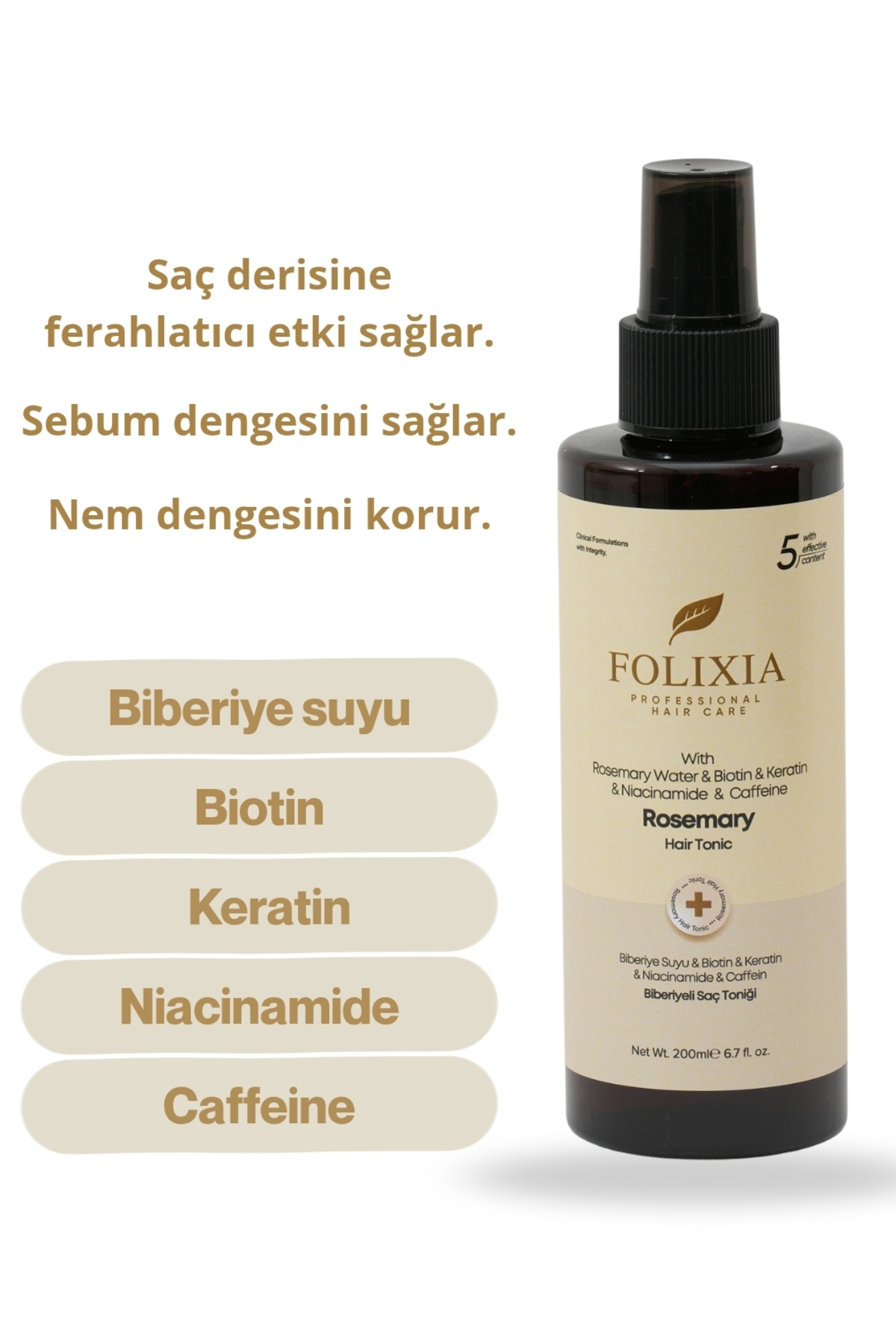 Besleyici, Zayıf, Cansız Saçlara Özel Dökülme Karşıtı Biberiyeli Tonik ( 2 ADET )- 200 ML — 9 — تصویر 3 از 5