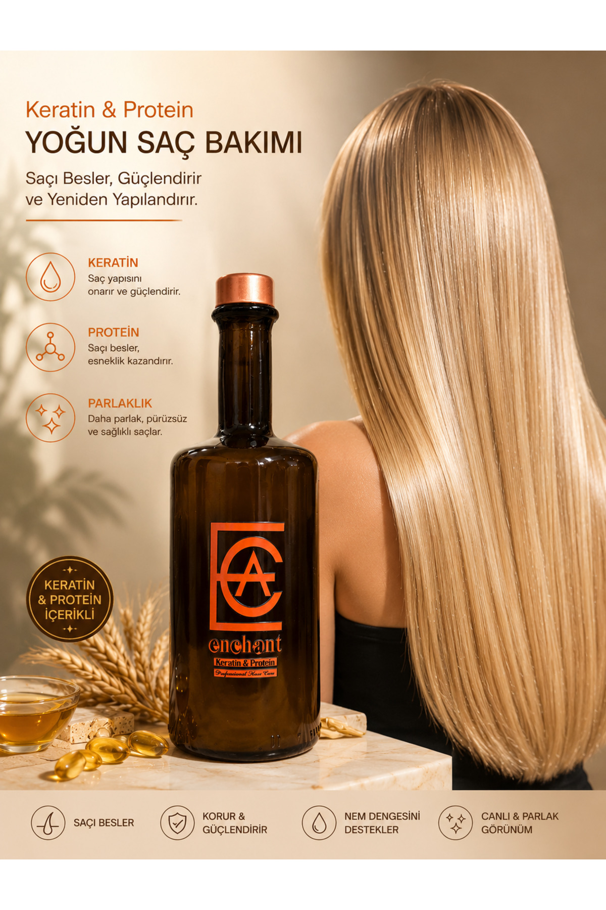 Keratin & Protein 500 ml — 01