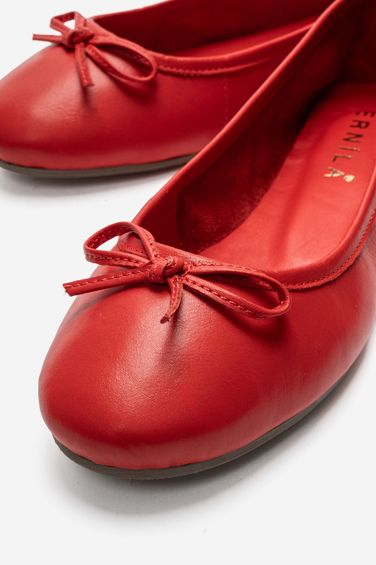 ERNİLA SHOES HAKİKİ DERİ KADIN BABET görsel 3