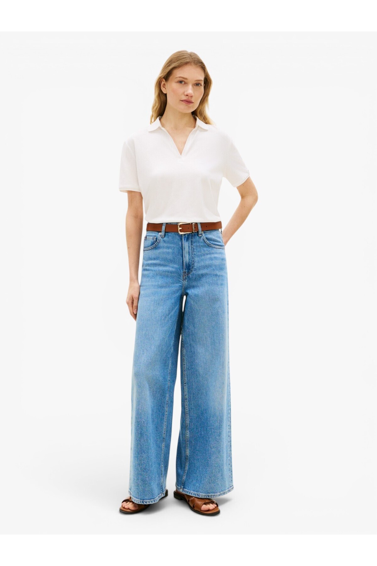 پولوشرت زنانه یقه پلو | تامی هیلفیگر Tommy Hilfiger TYCB052837B5ACC96A314D000 BG - تصویر 4