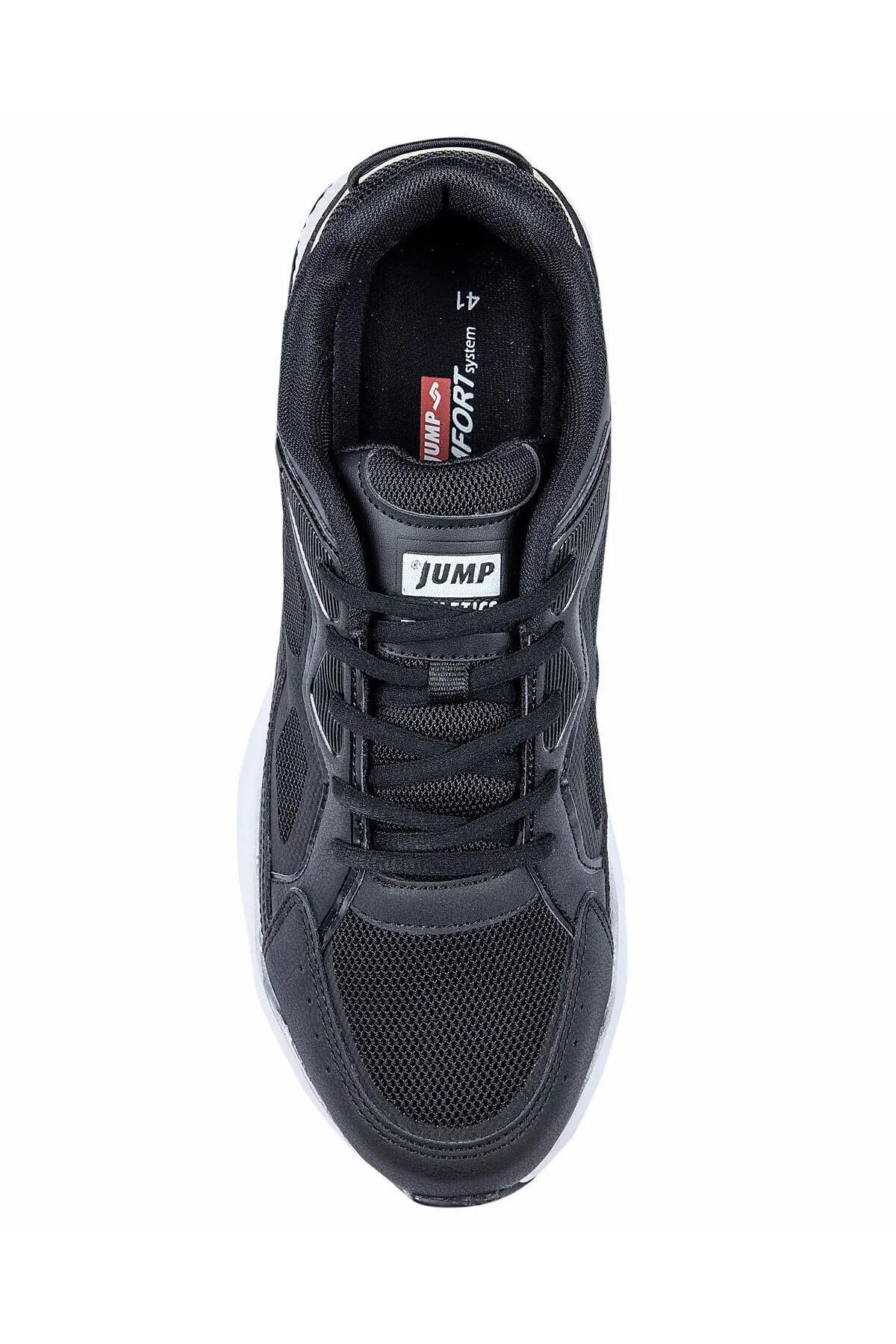 Jump 24712 Siyah - Beyaz Erkek Sneaker Günlük Spor Ayakkabı görsel 3