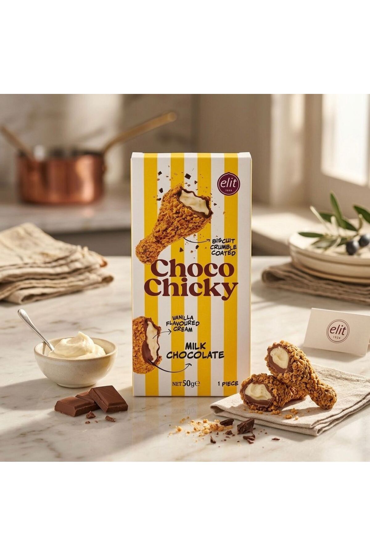 MİDAD Choco Chicky Sütlü Çikolatalı, Vanilya Kremalı Çıtır