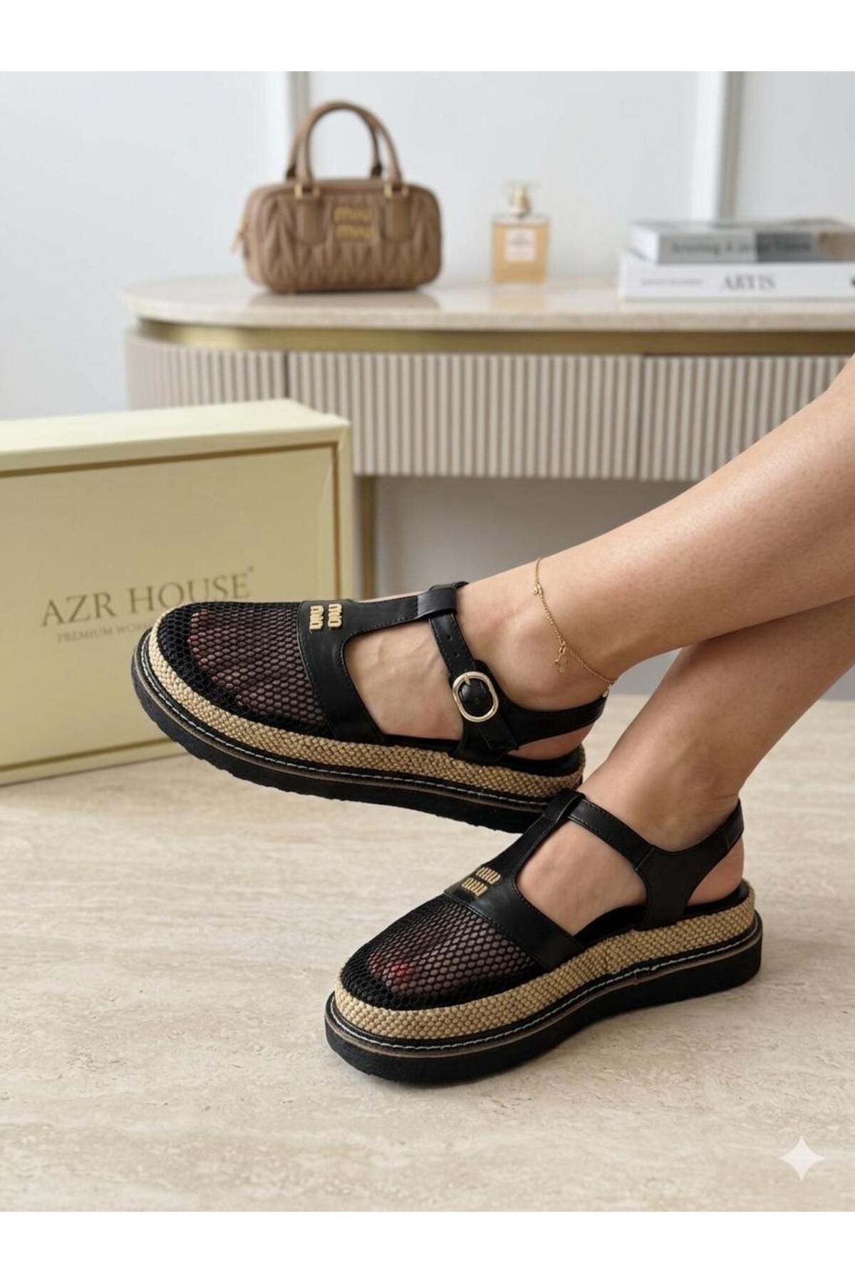 AZR New Model New Season Step-Through Slippers Sandal Style That You Can Use Daily