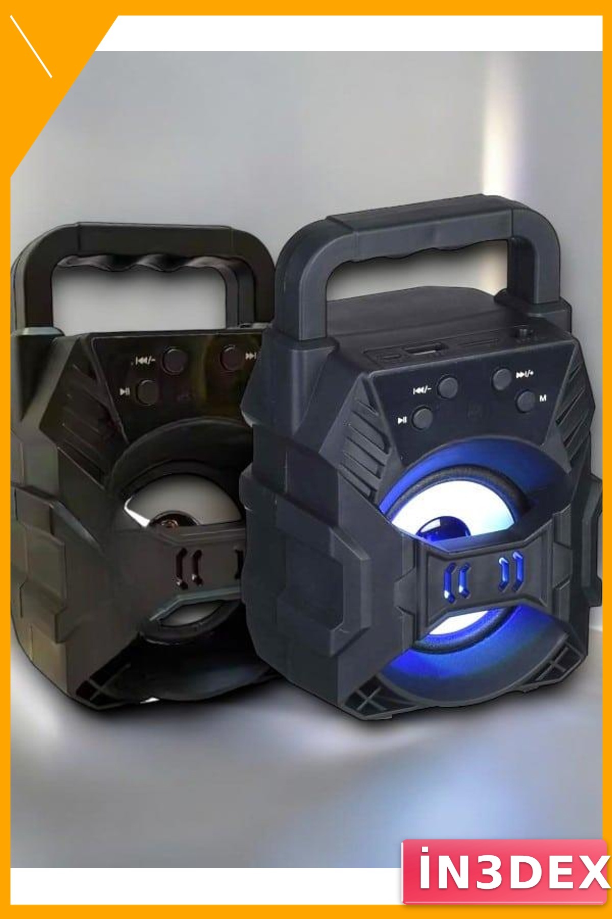 Taşınabilir Bluetooth Hoparlör 10 Metre Menzil FM Radyo USB SD Kart