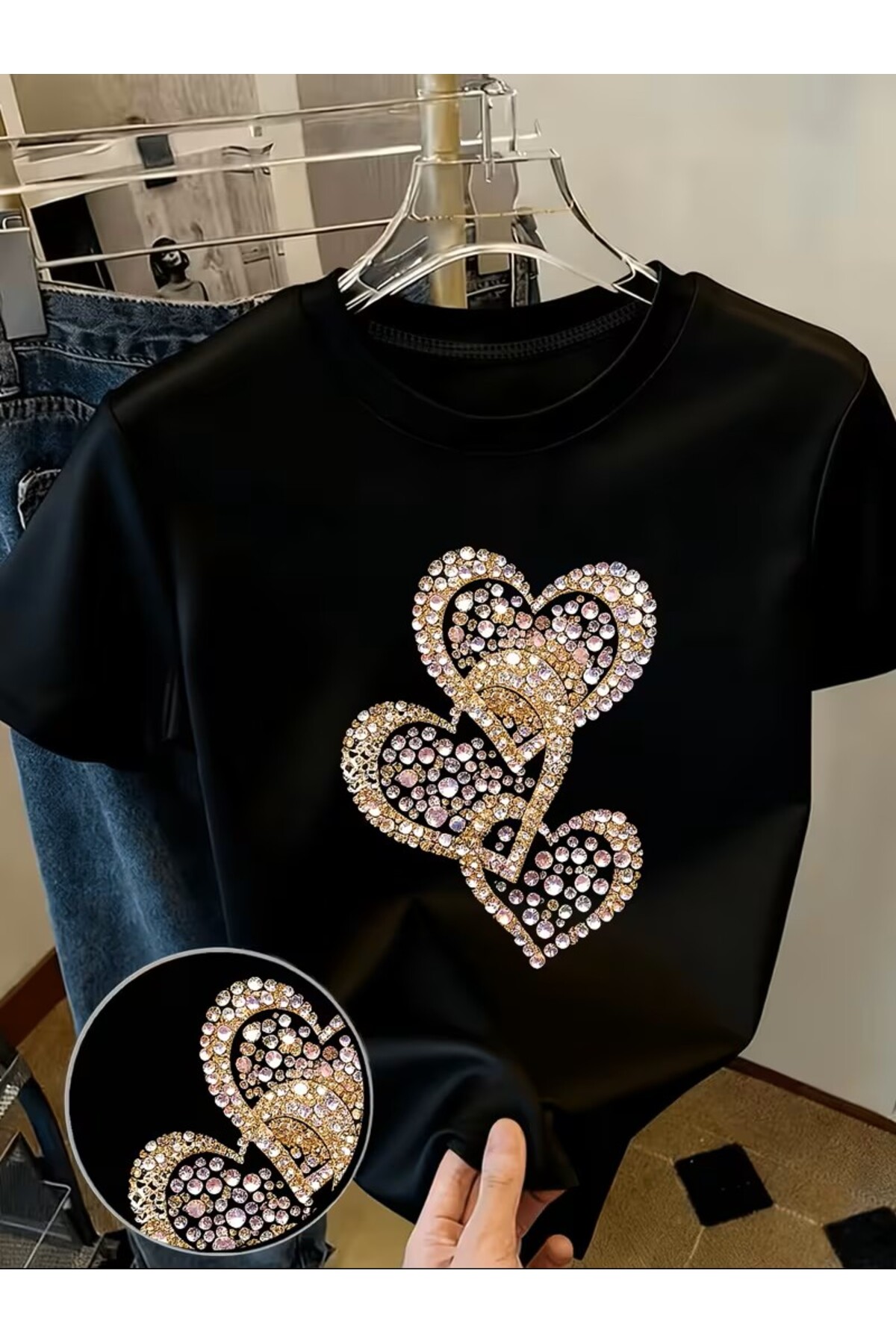 H&GHAMLEGİYİM Baskılı Tişört. Kısa Kollu Yaz & İlkbahar Günlük Üst Giyim T-Shirt