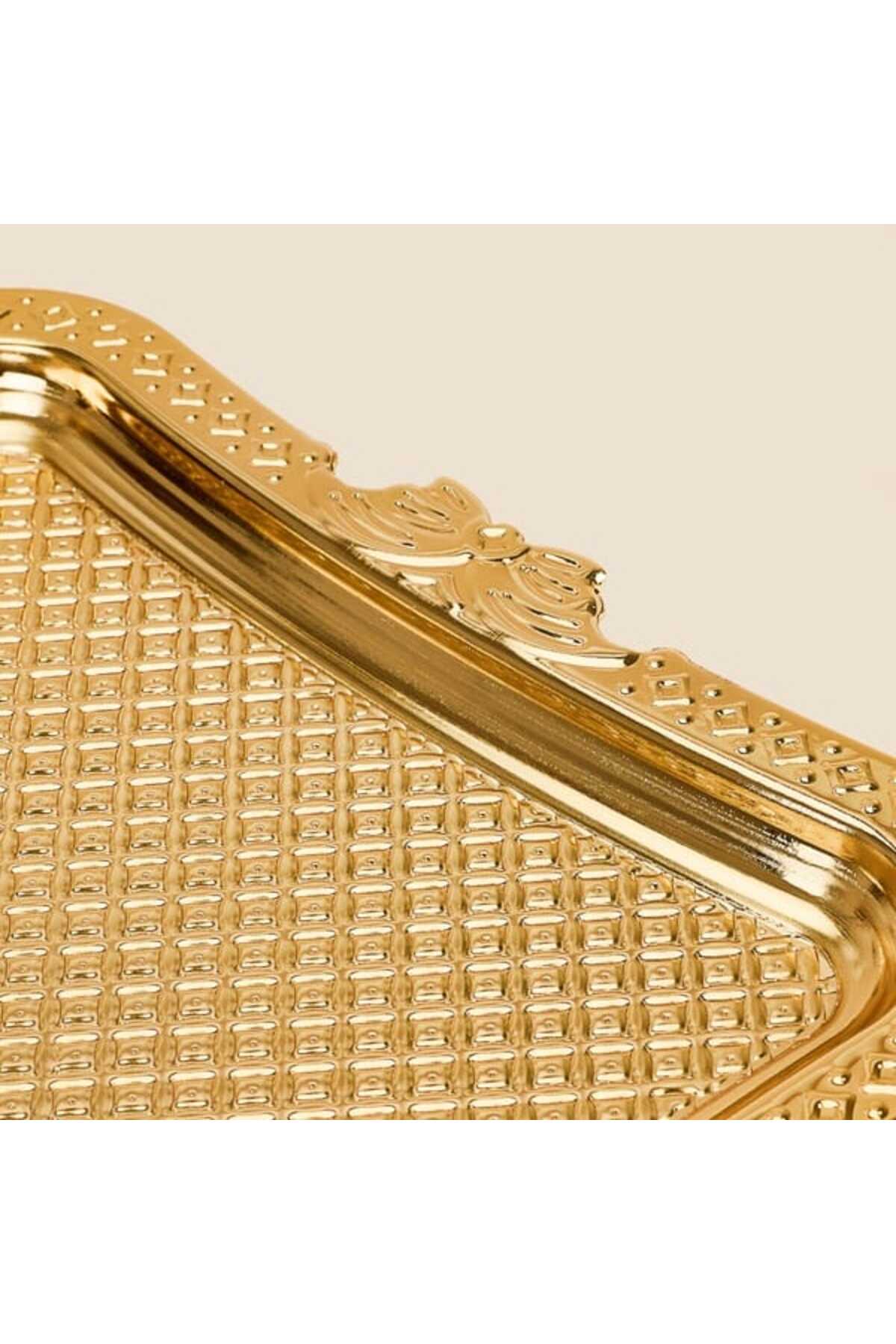 Dalgıç Sunum Tepsisi - Gold - 15x25 cm - Fiyatı, Yorumları