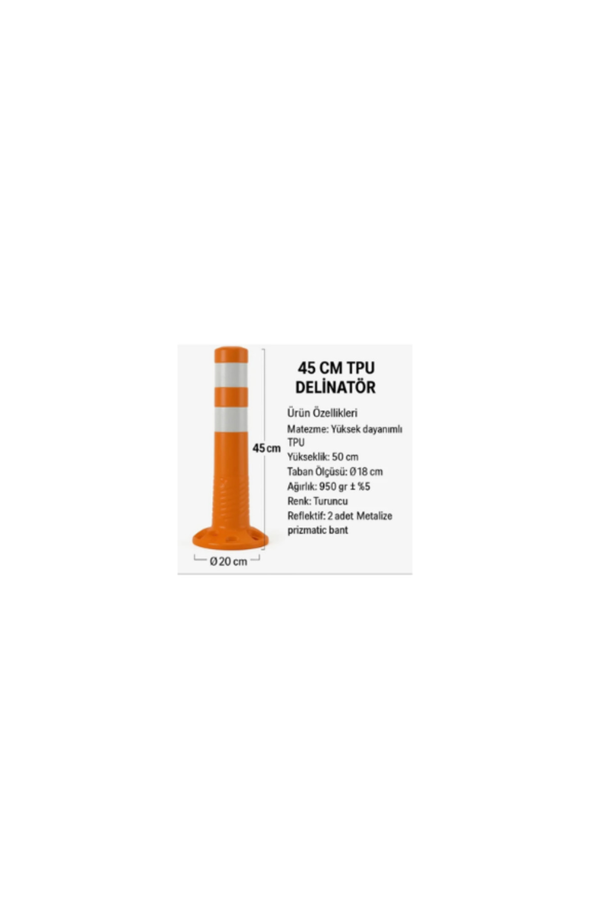45 cm TPU Delinatör – | ZT8045 4