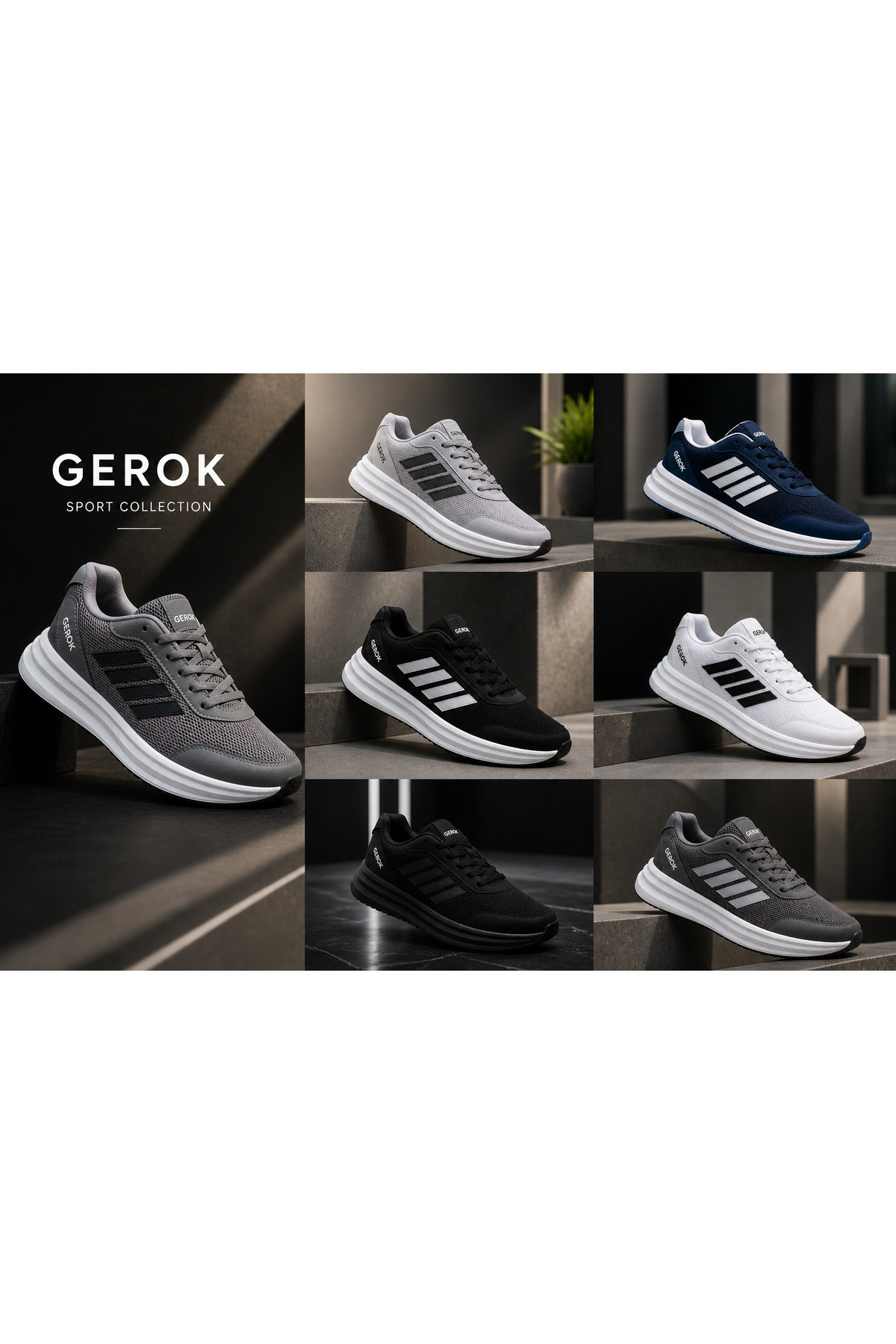 Gerok Unisex Yazlık Spor Ayakkabı • Hafif & Rahat Günlük Kullanım görsel 4