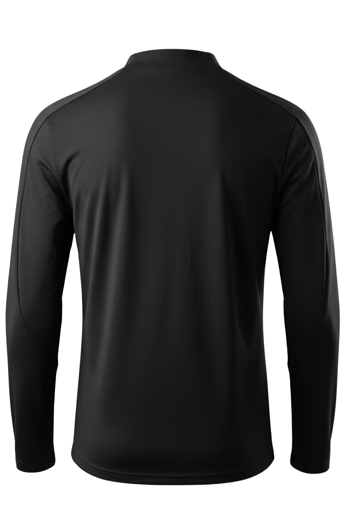 GHASSY CO . Erkek Tam Fermuarlı Dalgıç Kumaş Uzun Kollu Slim Fit Esnek Spor Sweatshirt görsel 3