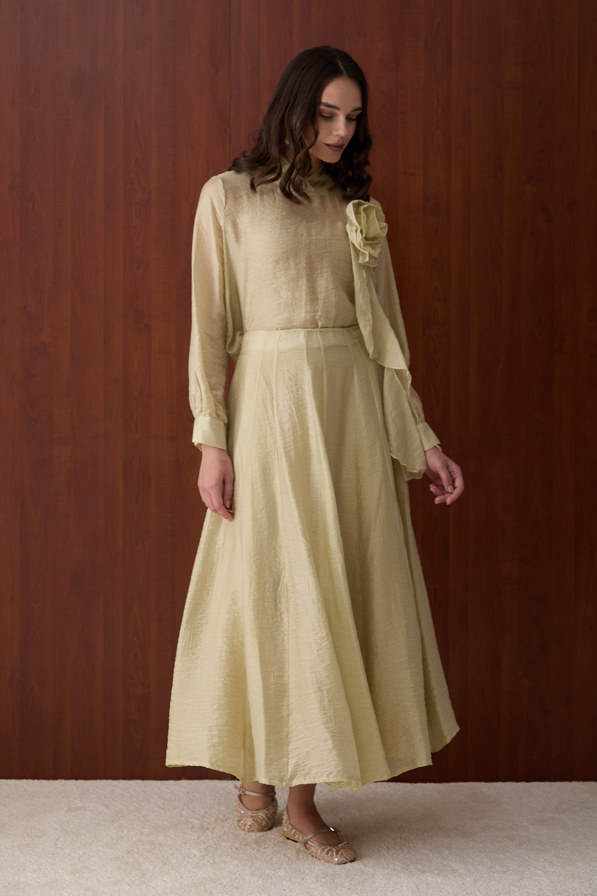 Melike Tatar Tulle Skirt Set 32-2813
