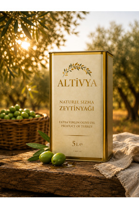 Altivya Naturel Sızma Zeytinyağı 5L Teneke