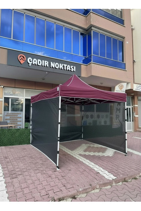Göker 3 Yan Fileli Gölgelikli Çadır