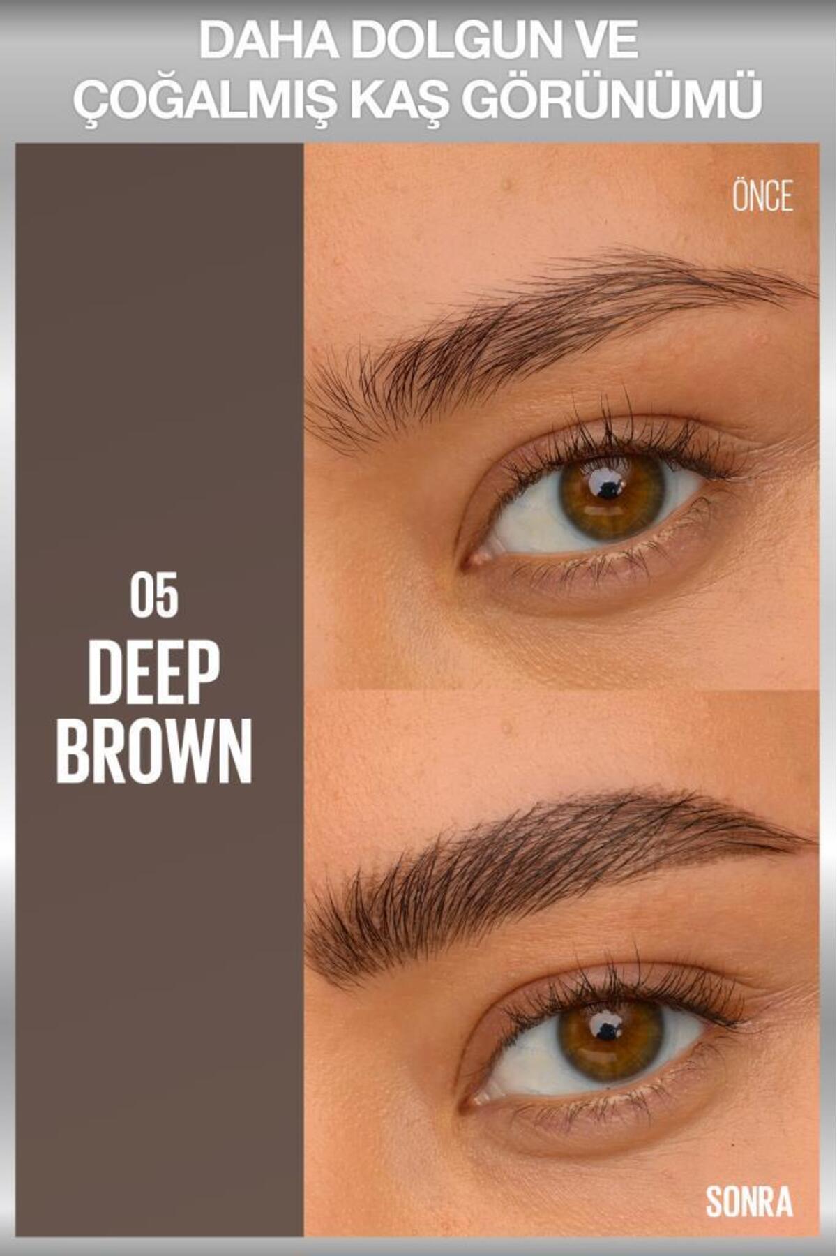 Brow Insert Çift Uçlu Kaş Kalemi – 05 Deep Brown — قهوه‌ای 784587 — تصویر 3 از 8