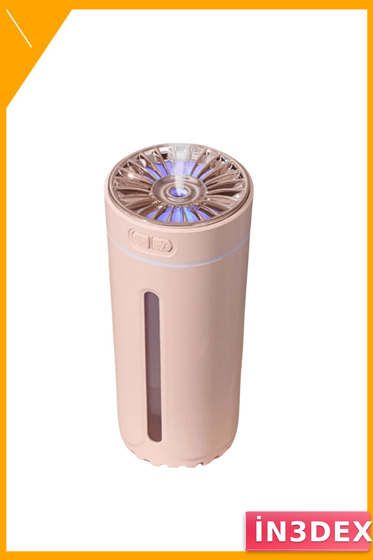Kablosuz Mini Hava Nemlendirici 300ml RGB Işıklı Aroma Difüzör Şarjlı