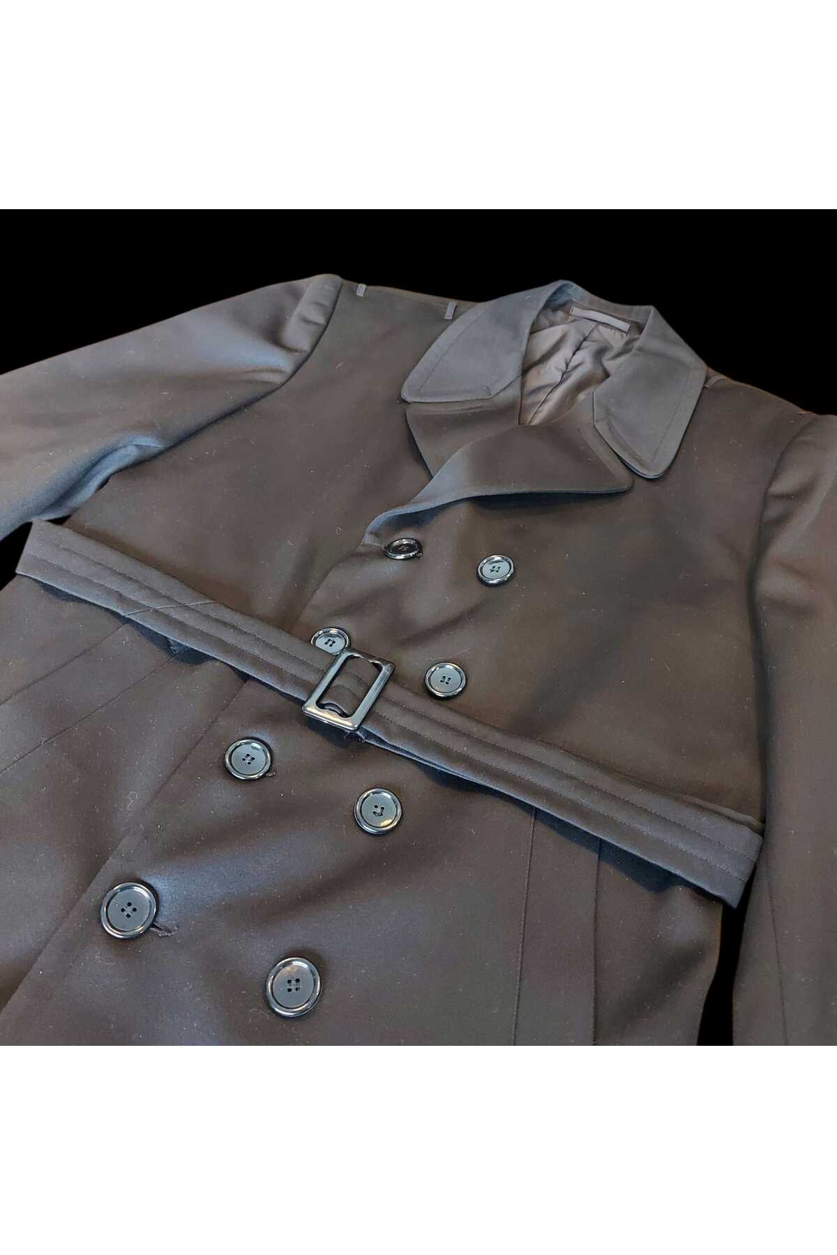 kho military design Siyah Renk Deniz Kuvvetleri Sb. Pardesü Unisex (50-B/M-L Beden) Sıfır Ürün görsel 7