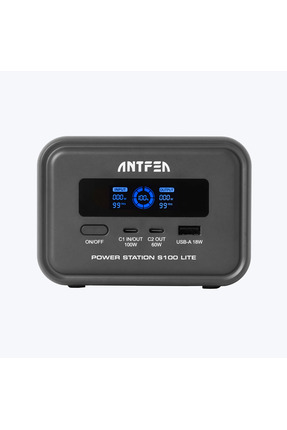 Antfea S100 Lite Taşınabilir Güç Sistemi 99W Güneş Paneli Uyumlu