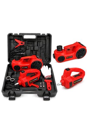 PROHUMMER PHM314 Elektrikli Kriko Seti - 5 Ton Hidrolik Kriko + Hava Pompası ...