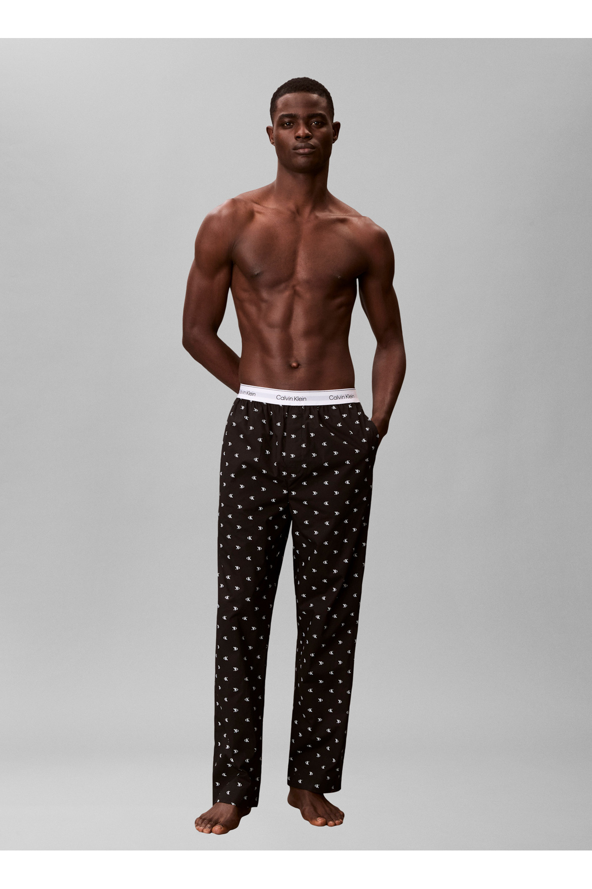 شلوار گرمکنمردانهCalvin Kleinمشکی