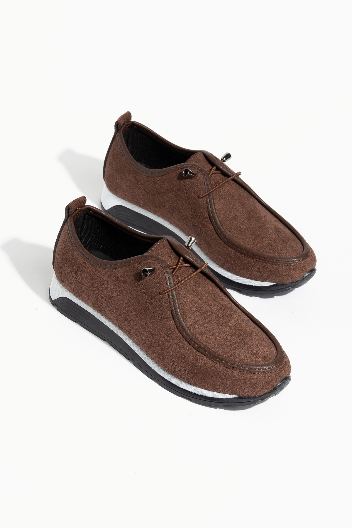 Bitter Brown Women's Suede Loafer Orthopedic Sole Casual Comfortable Shoes