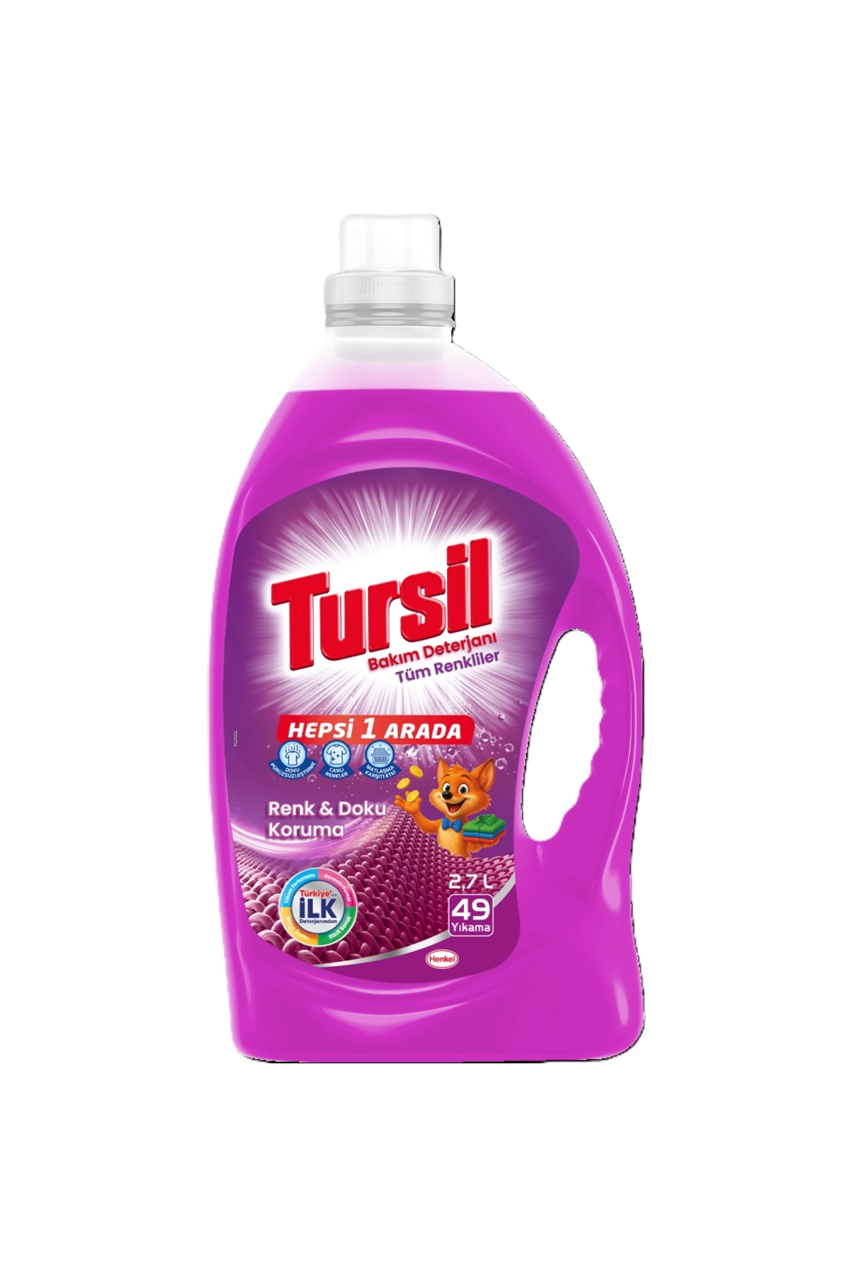Tursil Bakım Deterjanı (2,7LT) Tüm Renkliler