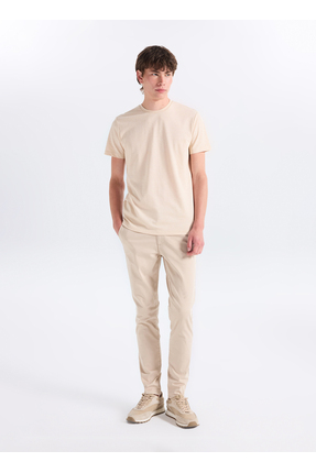 Altınyıldız Classics Bej Erkek Slim Fit Pantolon ACE001262040