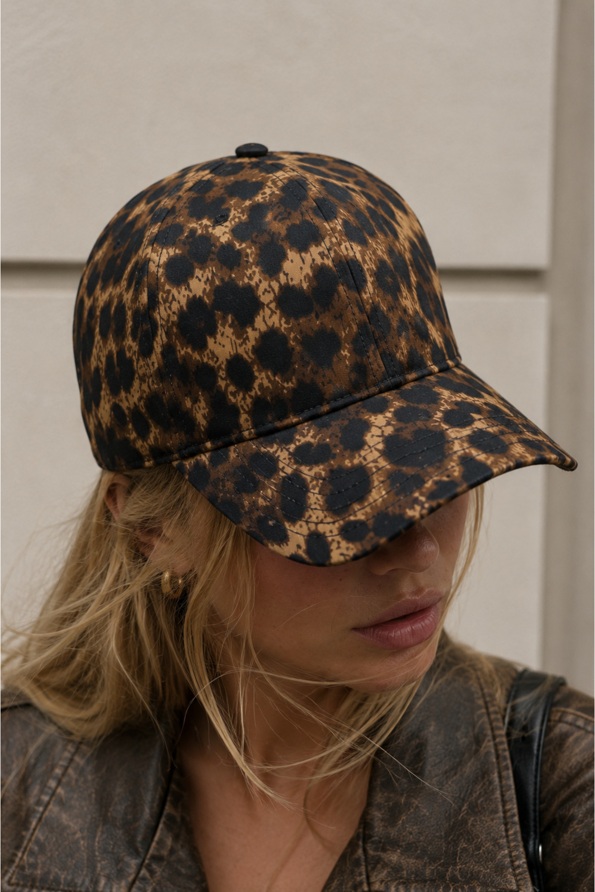 Butik Leopar Şapka Premium görsel 2