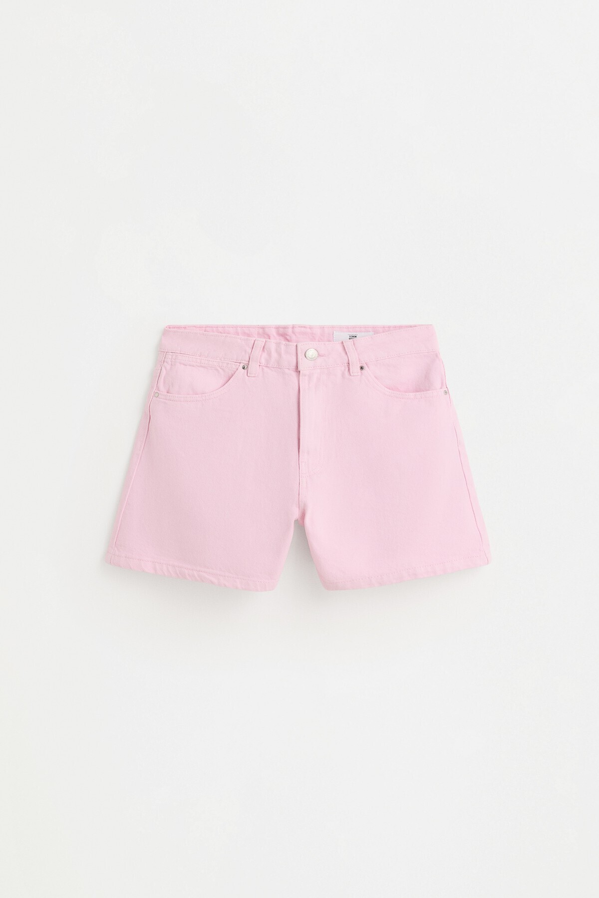 Basic denim mom shorts