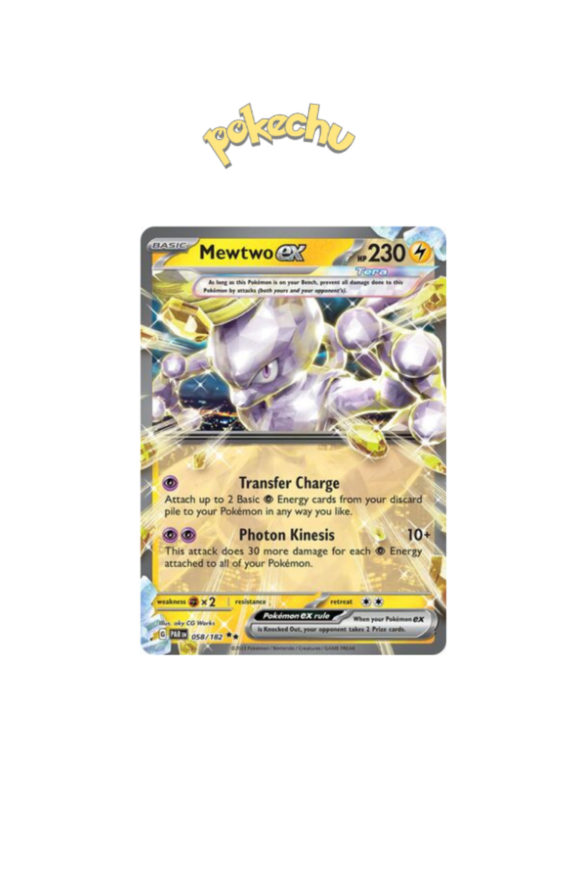 Pokemon TCG Paradox Rift Mewtwo Ex 058/182 - Fiyatı, Yorumları