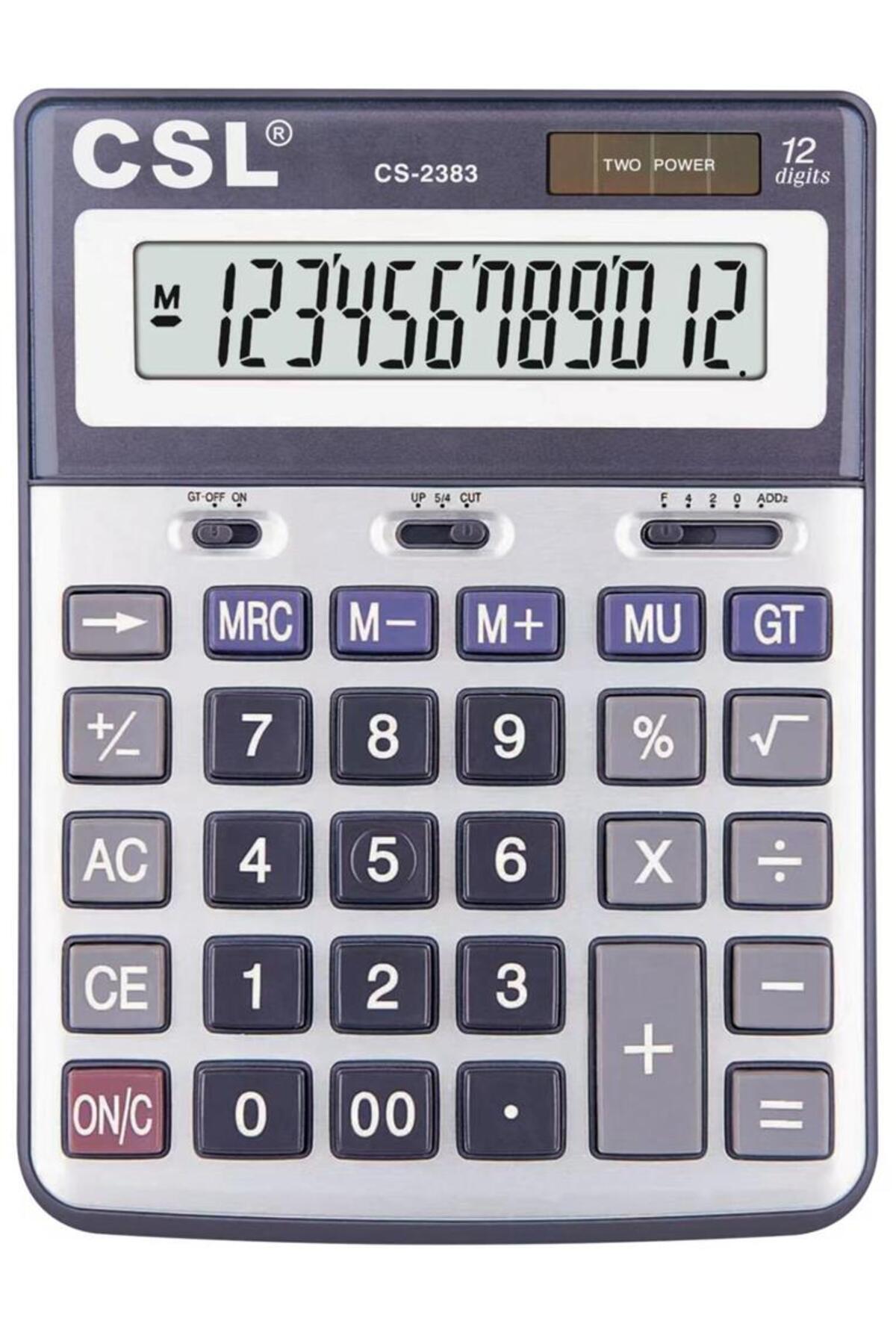 CSL CS-3809 12 Hane Masa Tipi Hesap Makinesi