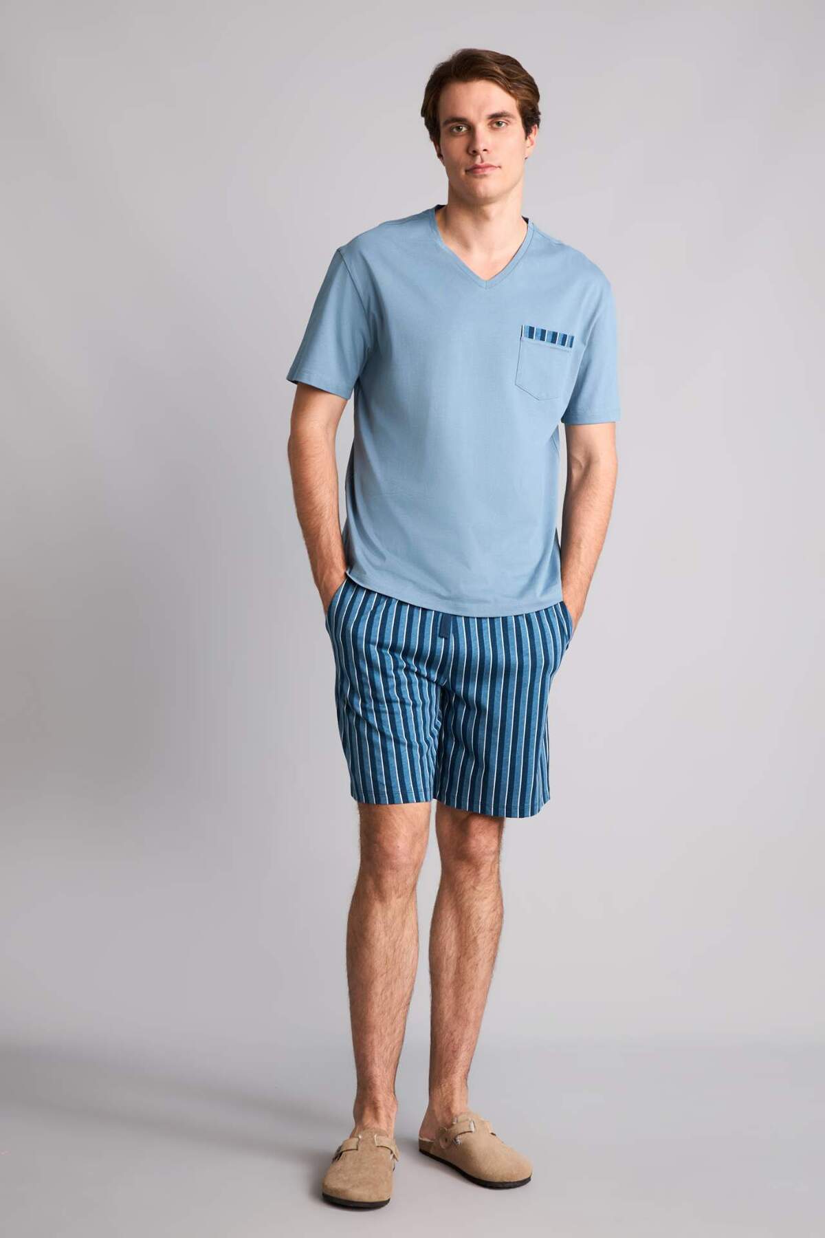 Defacto New Regular Fit Short Sleeve 2-Piece Set H8712Ax26Sm