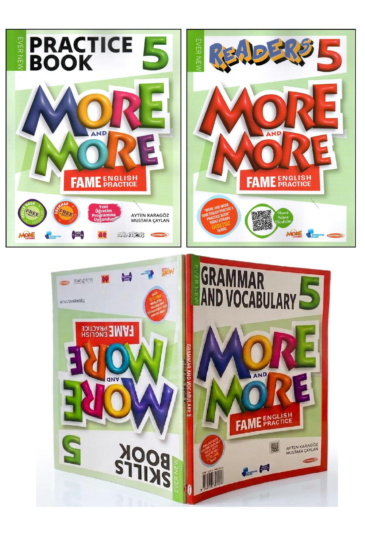 Kurmay Yayınları Kurmay Elt More&More 5.Sınıf Practıce Book&Dictionary + Readers+Skills &Gramer And Vocabulary 3 LÜ S