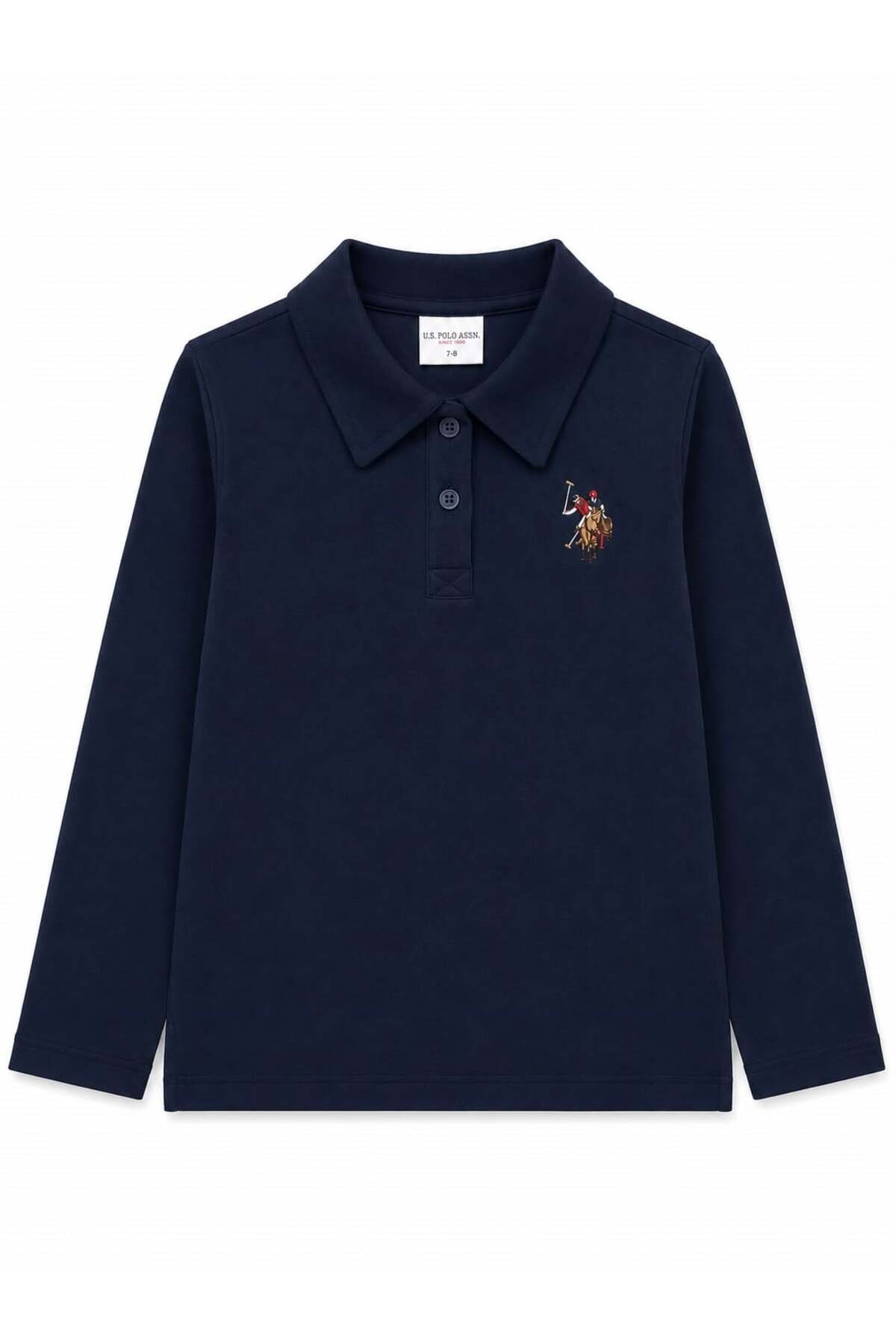 U.S. Polo Assn. U.S. Polo Assn Baby Boy Long Sleeve T-Shirt 6 Months 3 Years Dark Blue