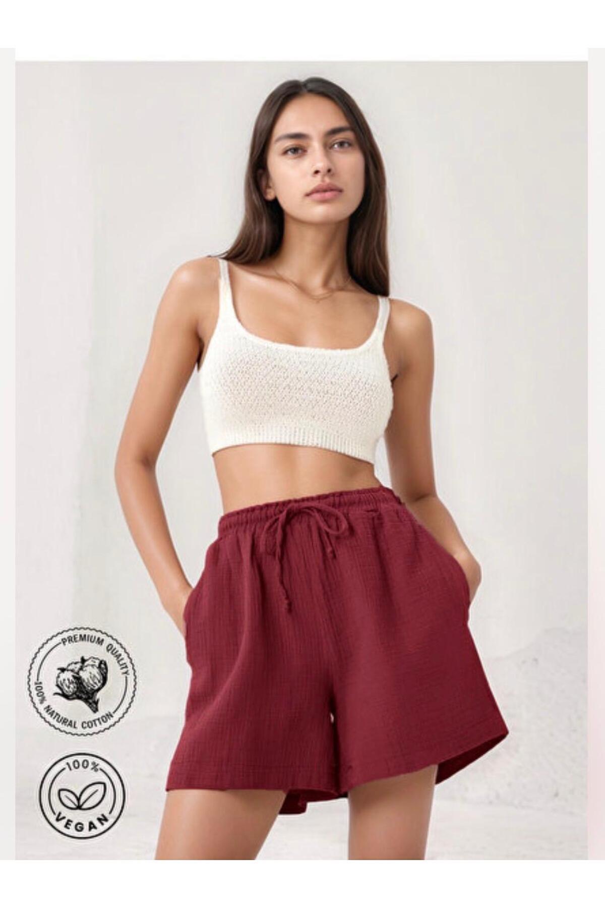Muslin Pocket Women's Shorts