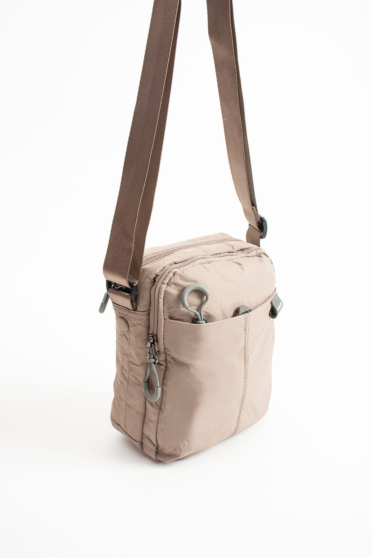 Sanmorris Unisex 4 Bölmeli Suya Dayanıklı Paraşüt Kumaş Omuz Çantası SI-6033 görsel 4