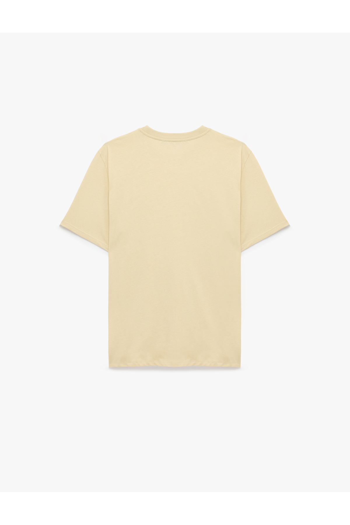 Koton Pamuklu Kısa Kollu Bisiklet Yaka Slim Fit Erkek Basic Tişört görsel 6