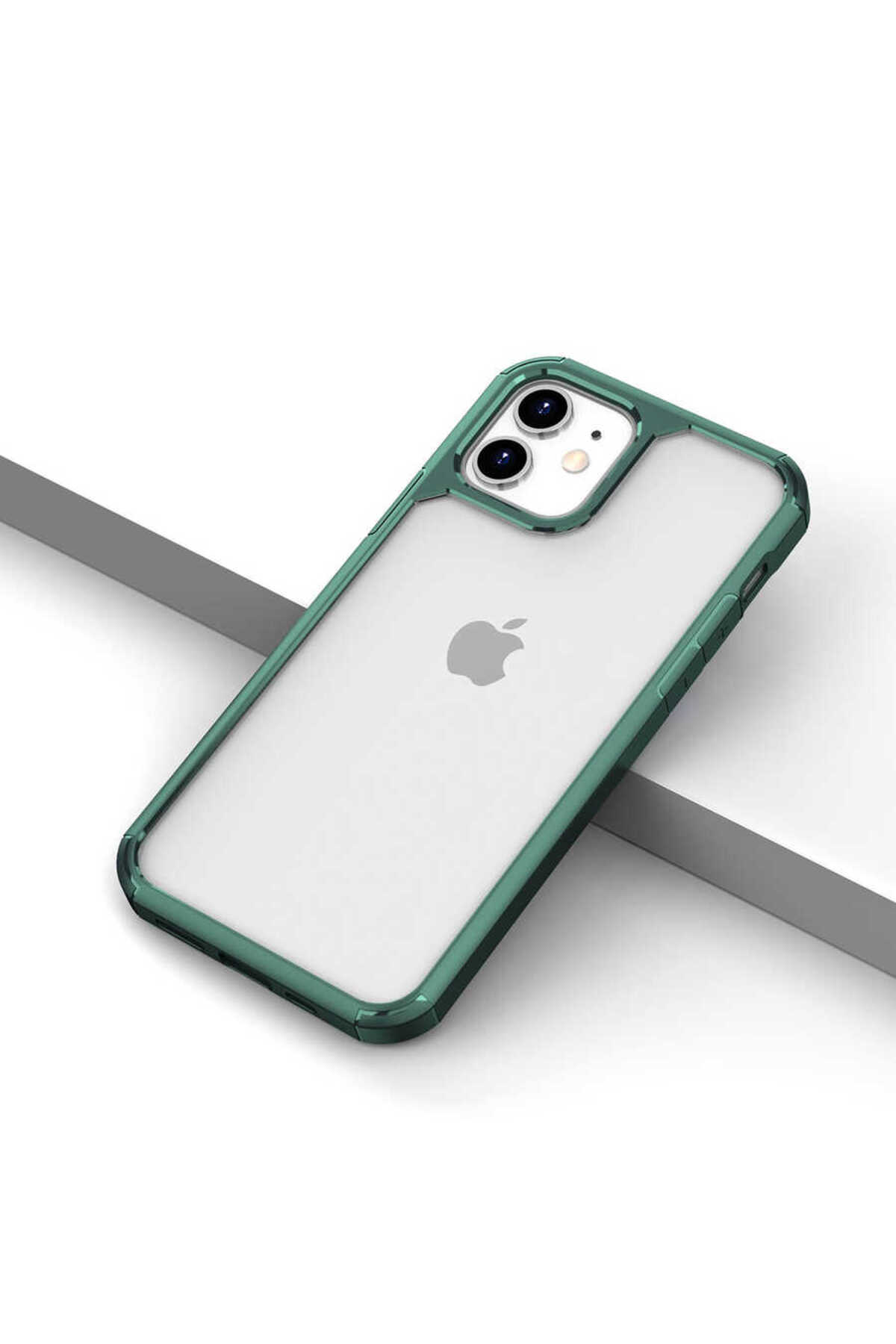 iPhone 11 Uyumlu NVTH Roll Kılıf-Koyu Yeşil