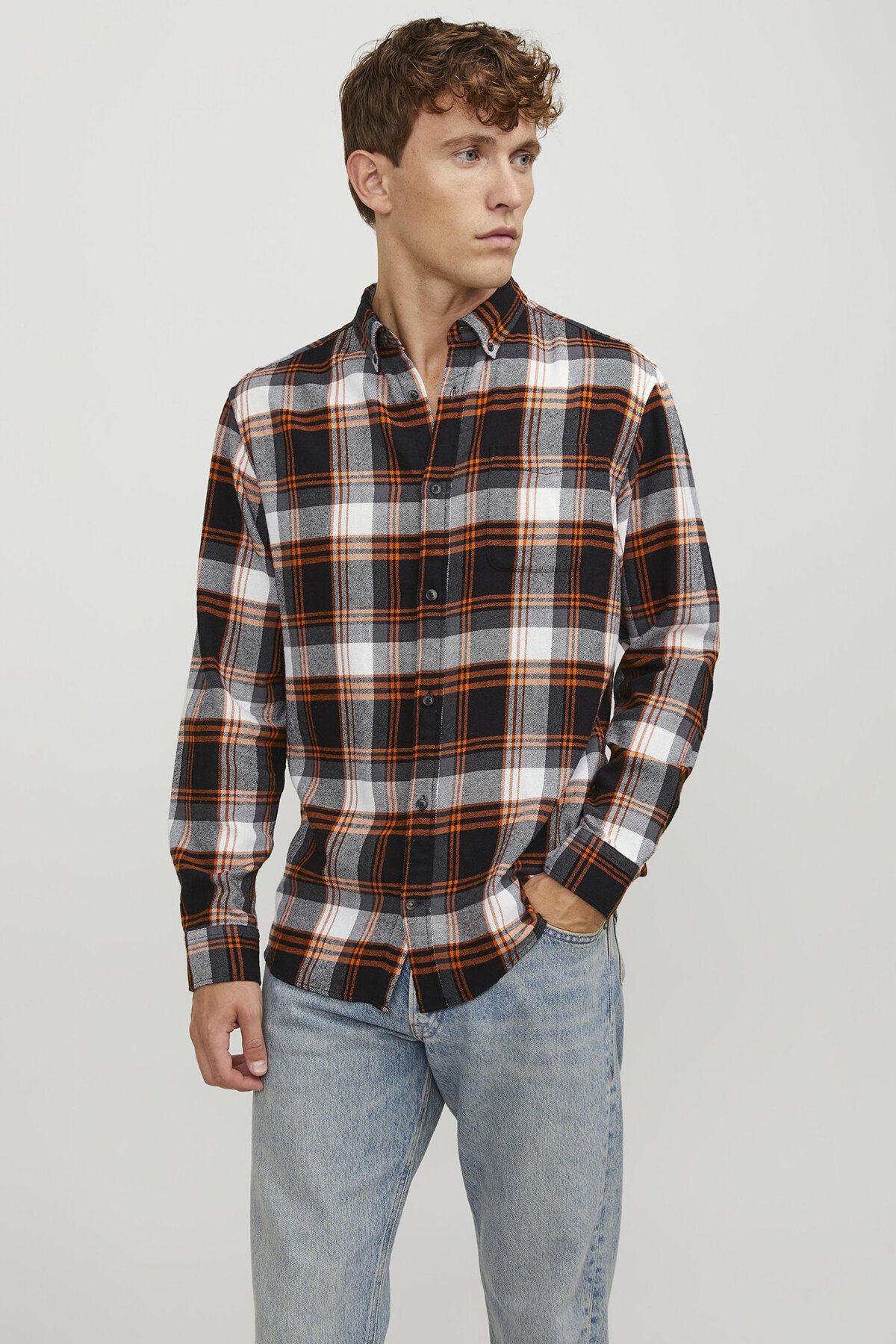 پیراهن چهارخانه اسلیم فیت جک اند جونز پیراهن Jack & Jones