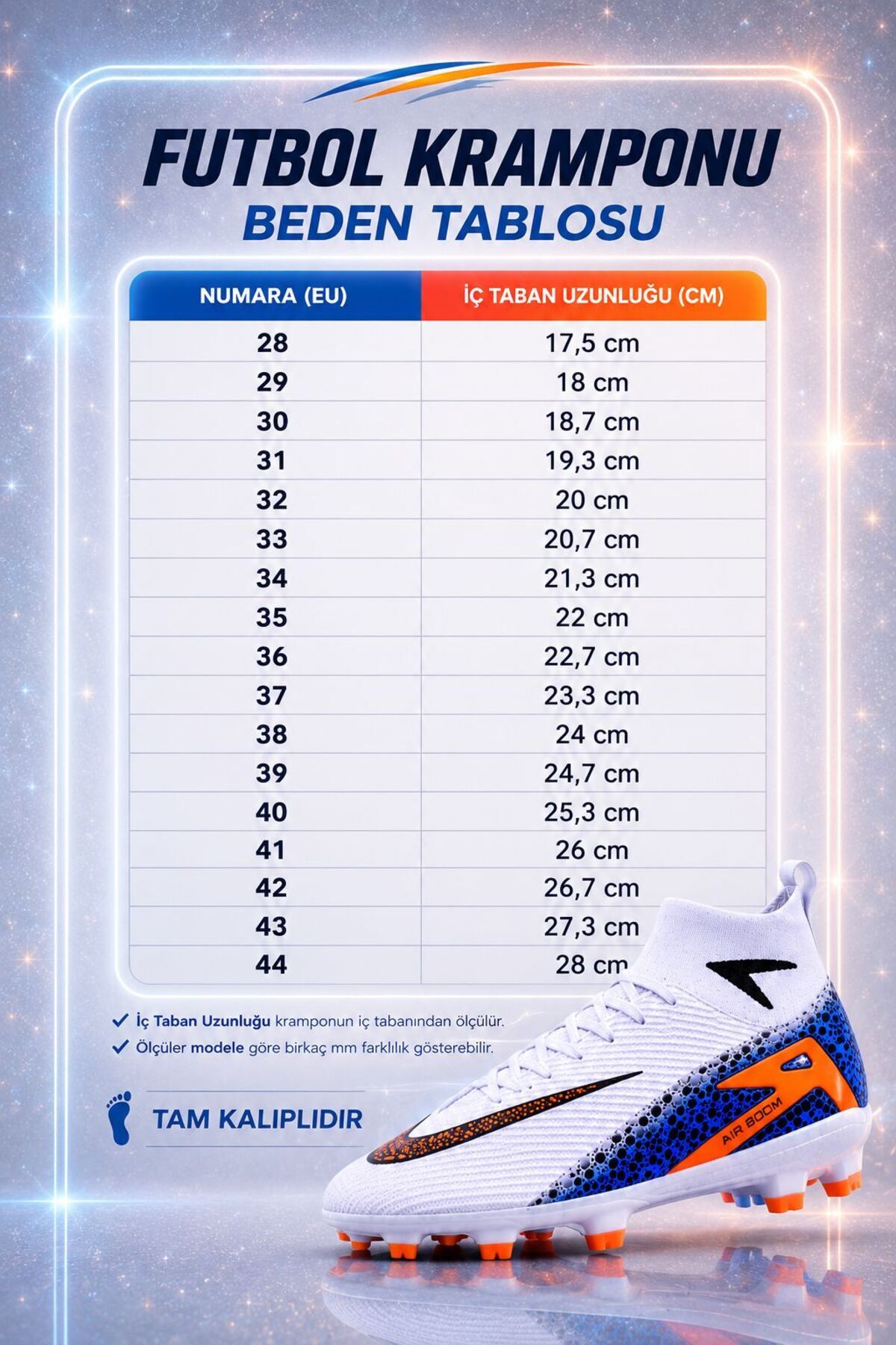 Twingo Laliga Air SuperFly Yetişkin-Çocuk Çoraplı Halı Saha Ve Çim Zemin Kramponu görsel 5